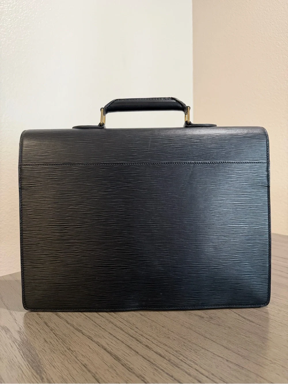 Louis Vuitton Black Epi Leather Briefcase